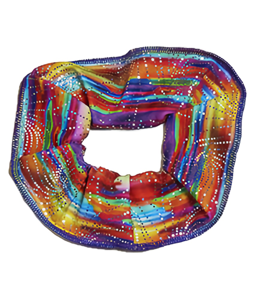 Gymnastics Streaky Rainbow Hair Scrunchie