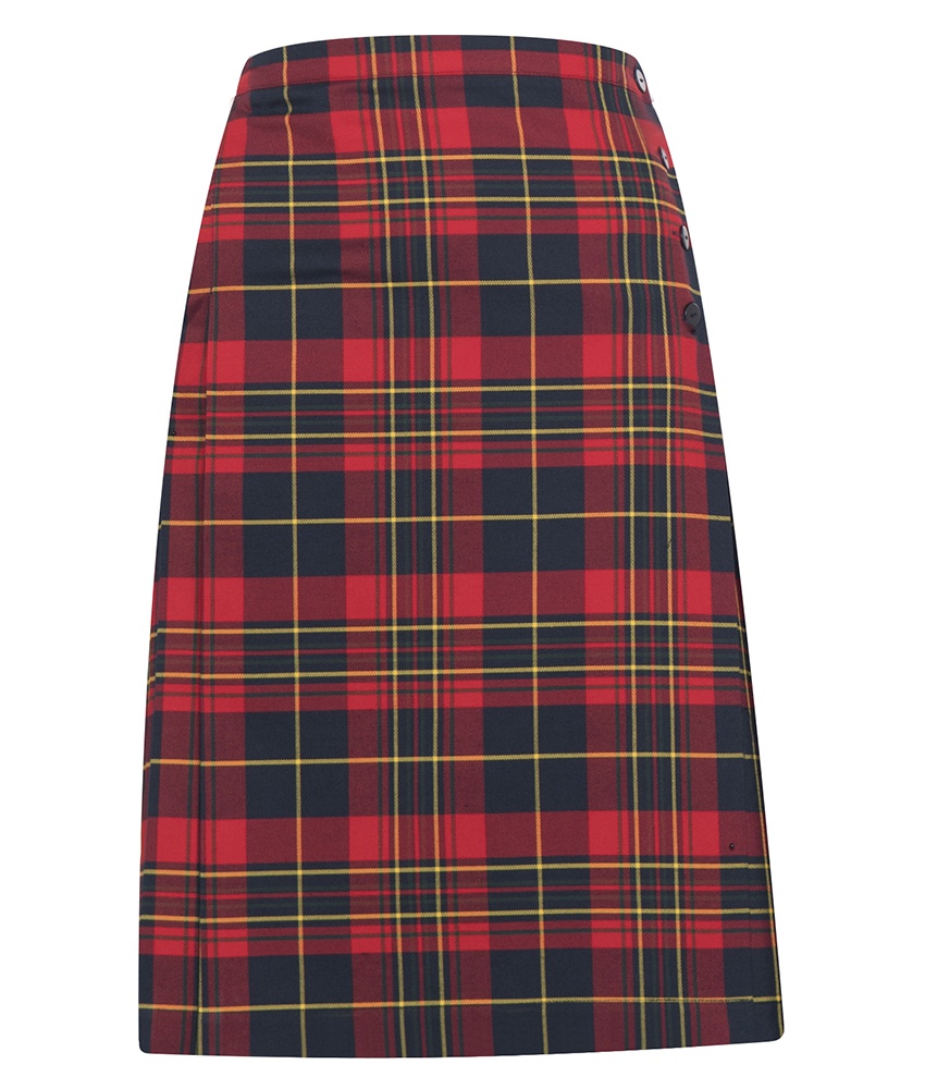 Kelso Tartan Skirt in Red