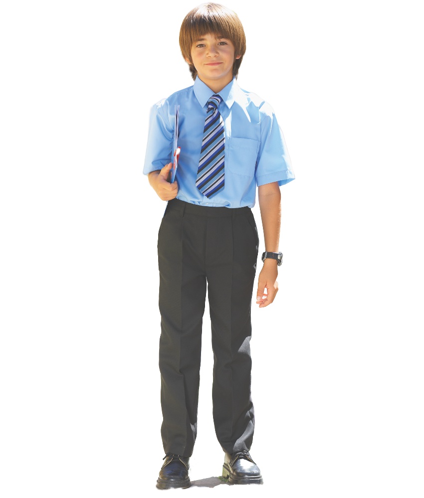 Junior Boy's Single Pleat Pull-On Trousers by Trutex