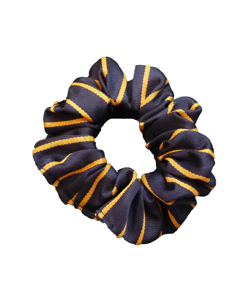 Black and Gold Hair Scrunchy TS22