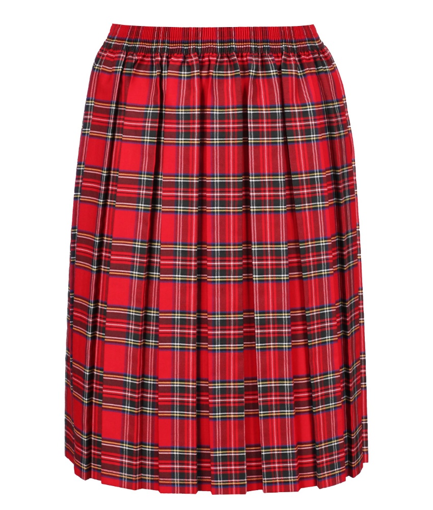 Tartan Skirt in Red