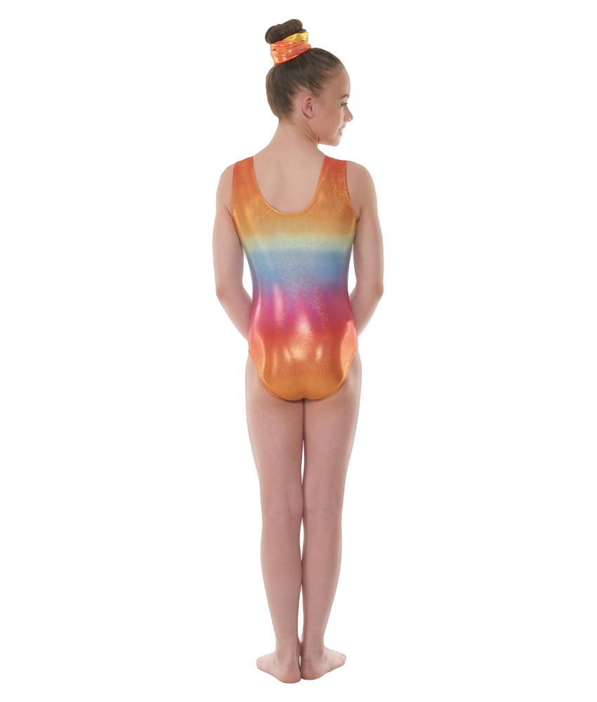 Gym 47 Ombre Rainbow Leotard