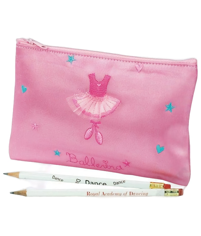 Pink Pencil/Hair Accessories Case