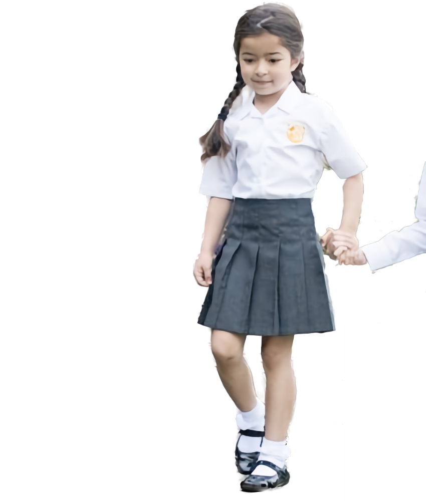 Junior Girl's Stitch Down Pleated Skirt (JGPB) by Trutex