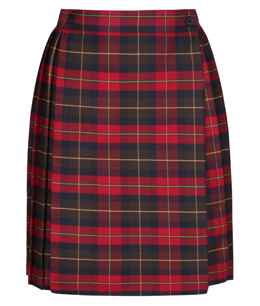 Tartan Kilt in Maroon