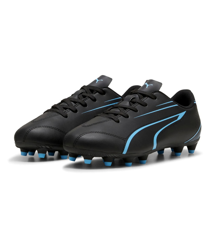 Puma Vitoria Junior Football Boots in Black/Blue