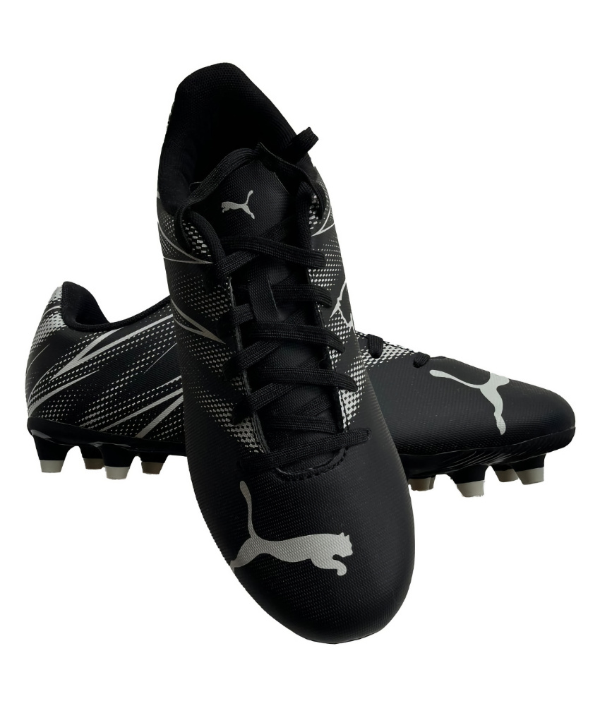 Puma Attacanto Adult Football Boots in Black/Silver