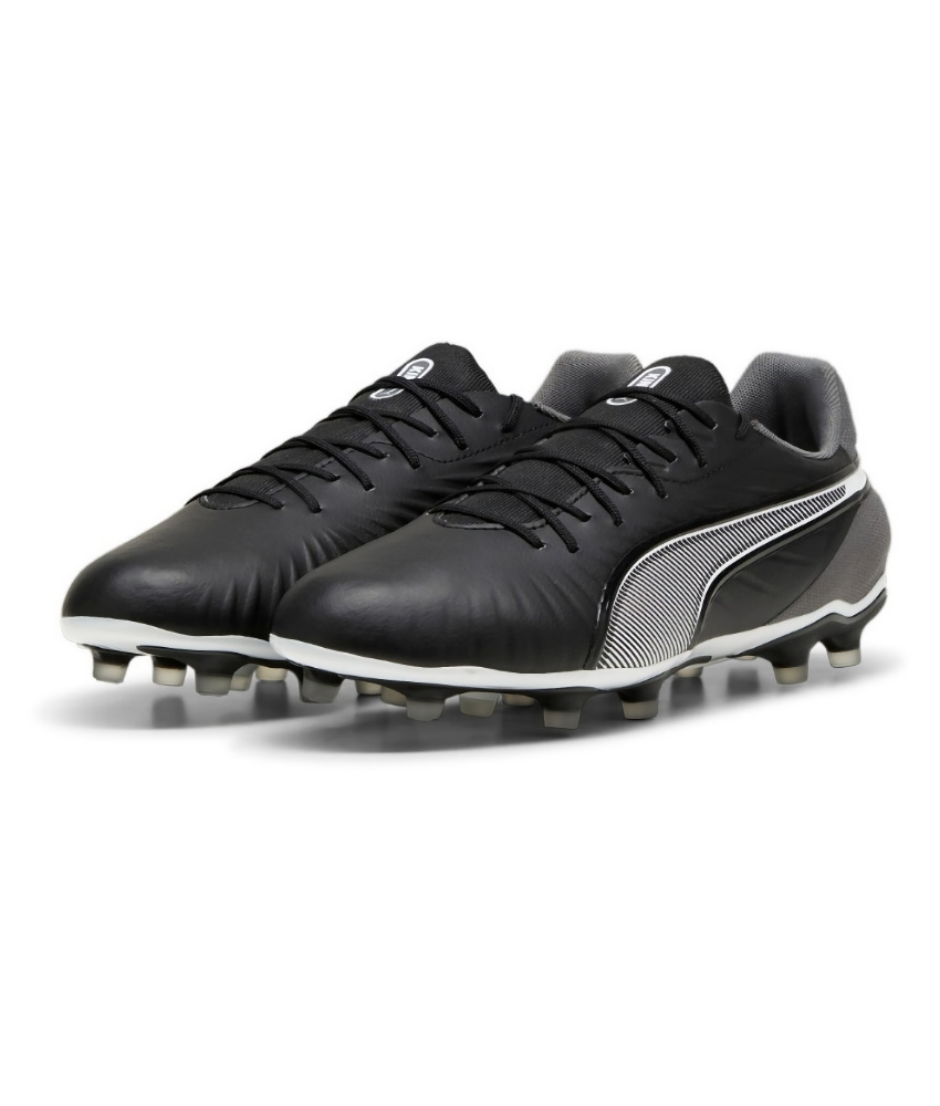 Puma King Match Adult Football Boots in Black/White