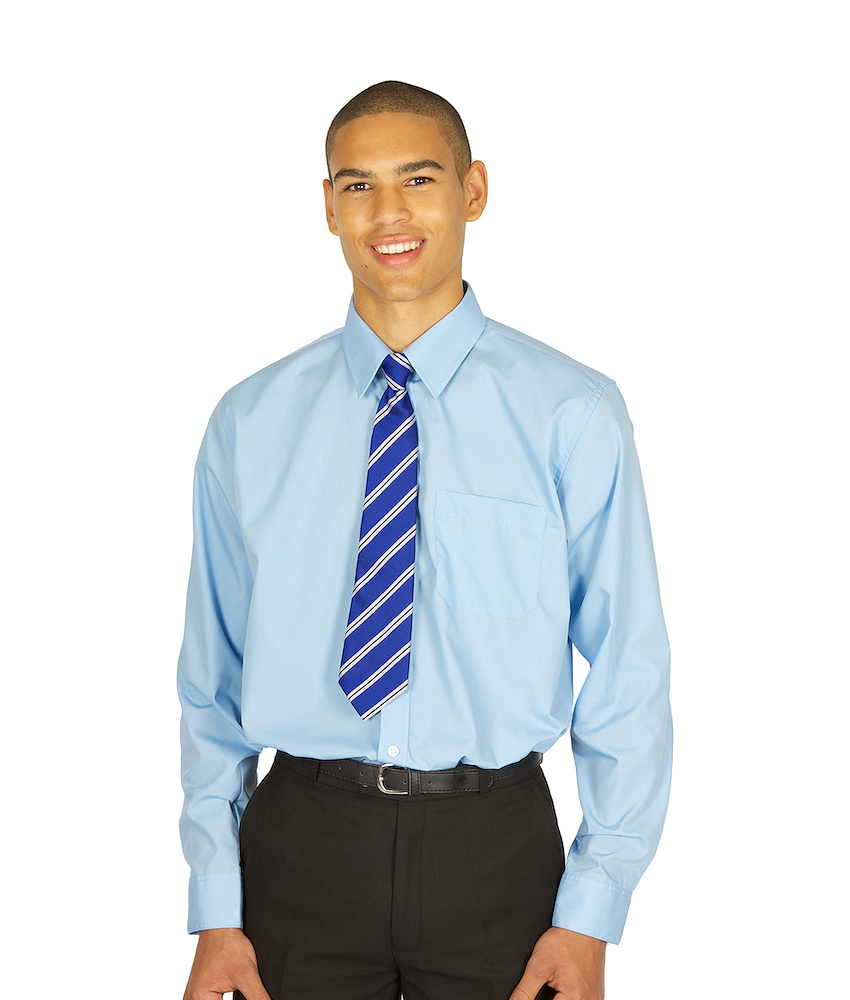 Boy's Long Sleeve Shirt (Twin Pack) by Trutex